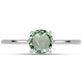 Inel din Argint 925 ( 1.73 grame ) cu Ametist Verde 0.86 Carate