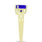 Inel din Argint 925 Placat cu Aur ( 3.02 grame ) cu Agat Albastru 2.09 Carate