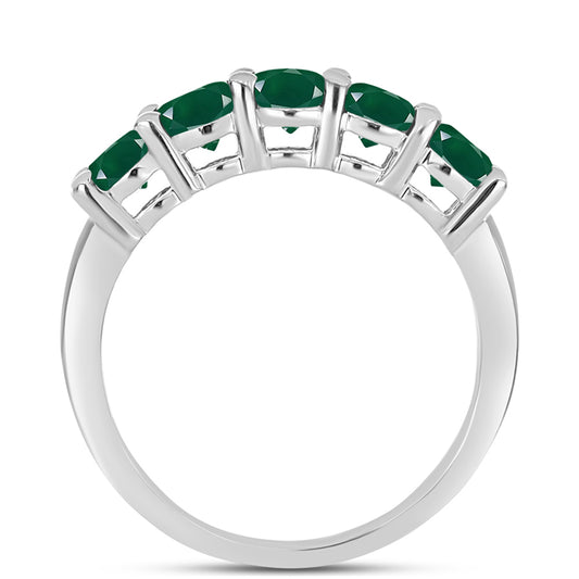 Inel din Argint 925 ( 2.73 grame ) cu Calcedon Verde 1.22 Carate