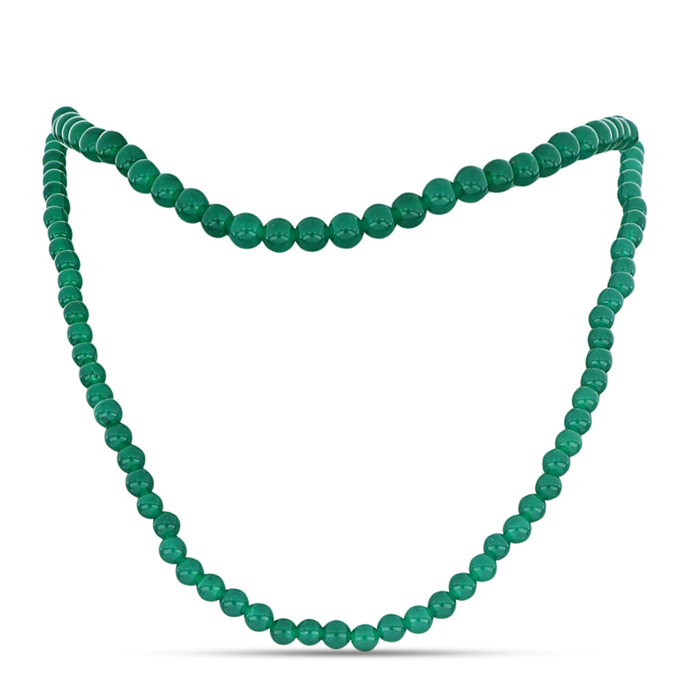 Set din Pepită ( 48.73 grame ) cu Calcedon Verde 243.64 Carate ( Colier+Brățară ) 3 