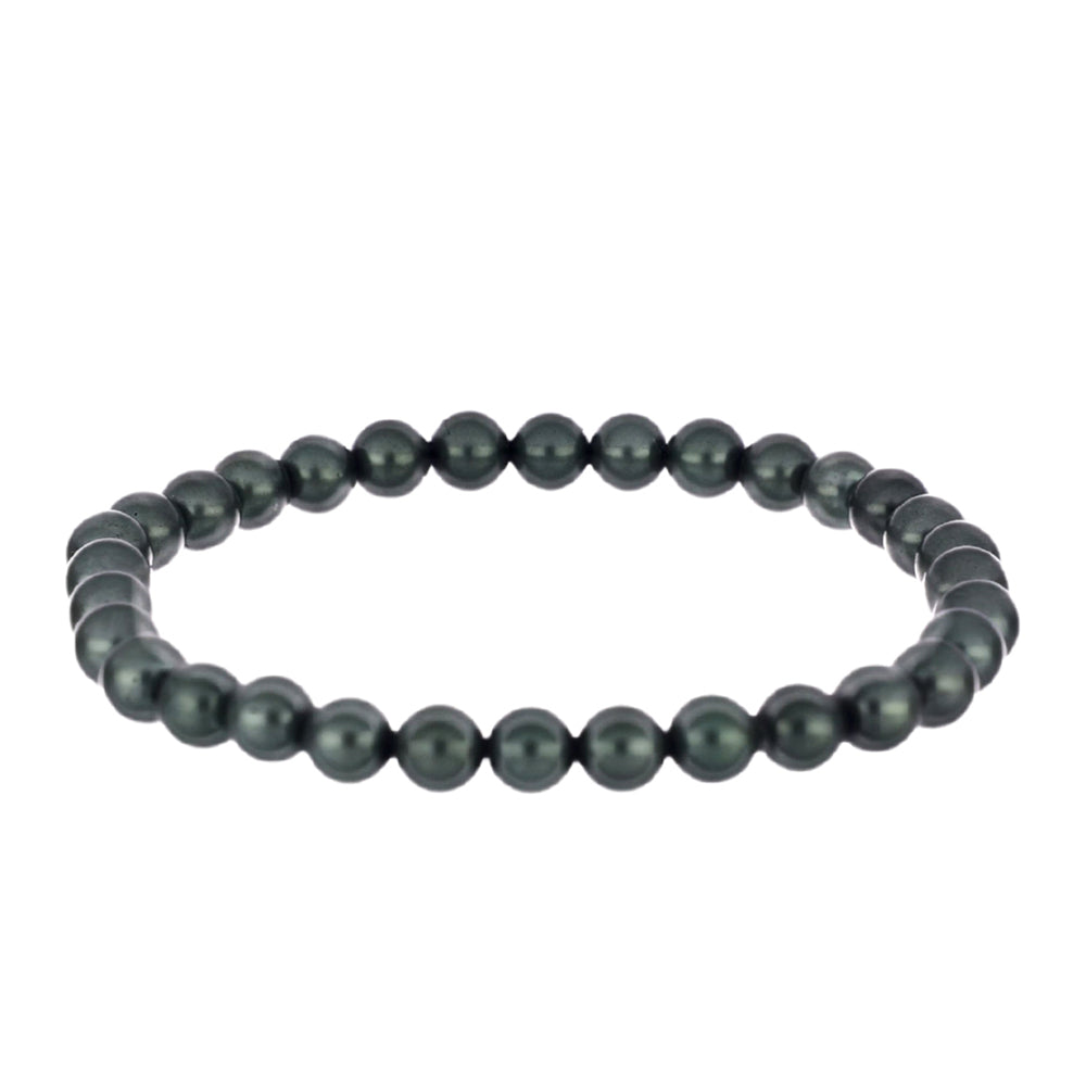 Set din Argint 925 Placat cu Aur ( 0.59 grame ) cu Perlă De apă Dulce cu Efect "Verde Tahitian" 220.96 Carate ( Colier+Cercei+Brățară )