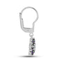 Cercei din Argint 925 ( 2.39 grame ) cu Topaz Mistic și Topaz Alb 1.24 Carate