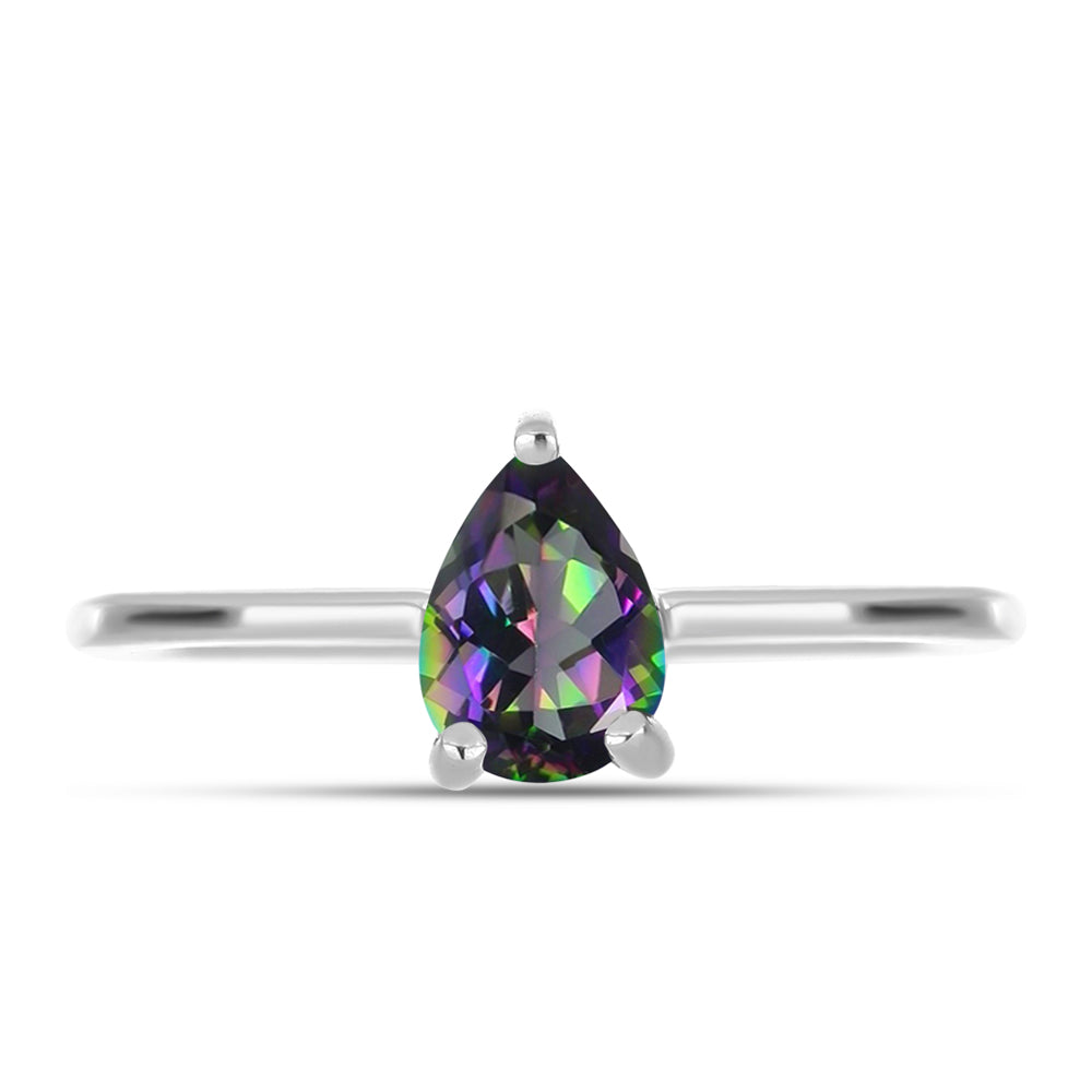 Inel din Argint 925 ( 1.38 grame ) cu Topaz Mistic 0.6 Carate