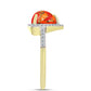 Inel din Argint 925 Placat cu Aur ( 2.32 grame ) cu Turcoaz Mohave și Topaz Alb 1.76 Carate