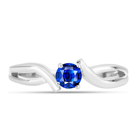 Inel din Argint 925 ( 2.28 grame ) cu Safir Albastru Australian 0.39 Carate