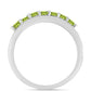 Inel din Argint 925 ( 3.51 grame ) cu Peridot Changbai 0.52 Carate