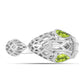 Inel din Argint 925 ( 3.44 grame ) cu Peridot Changbai 0.42 Carate