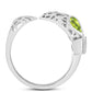 Inel din Argint 925 ( 3.44 grame ) cu Peridot Changbai 0.42 Carate