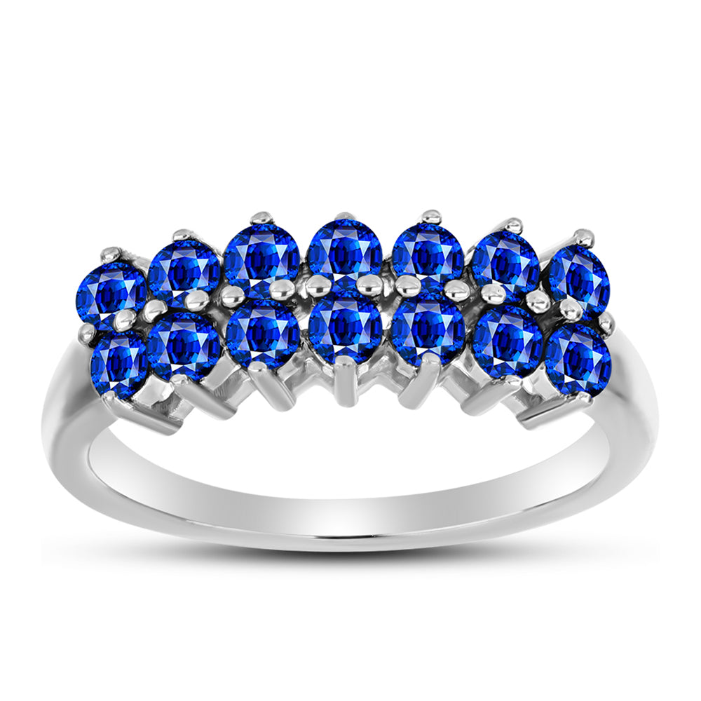 Inel din Argint 925 ( 2.97 grame ) cu Safir Albastru Australian 1.35 Carate