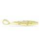 Pandantiv din Argint 925 Placat cu Aur ( 3.58 grame ) cu Sidef 0.73 Carate