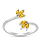 Inel din Argint 925 ( 1.89 grame ) cu Citrin Ural 0.43 Carate