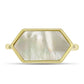 Inel din Argint 925 Placat cu Aur ( 2.49 grame ) cu Sidef 3.59 Carate