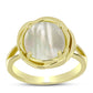 Inel din Argint 925 Placat cu Aur ( 4.45 grame ) cu Sidef 2.64 Carate