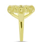 Inel din Argint 925 Placat cu Aur ( 5.38 grame ) cu Sidef 5.16 Carate
