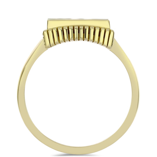 Inel din Argint 925 Placat cu Aur ( 6.04 grame ) cu Sidef 3.41 Carate
