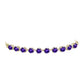 Brățară din Argint 925 Placat cu Aur ( 4.82 grame ) cu Ametist Marocan și Topaz Alb 4.44 Carate