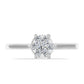 Inel din Argint 925 ( 2.13 grame ) cu Diamant Alb 0.26 Carate