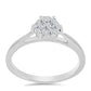 Inel din Argint 925 ( 2.13 grame ) cu Diamant Alb 0.26 Carate