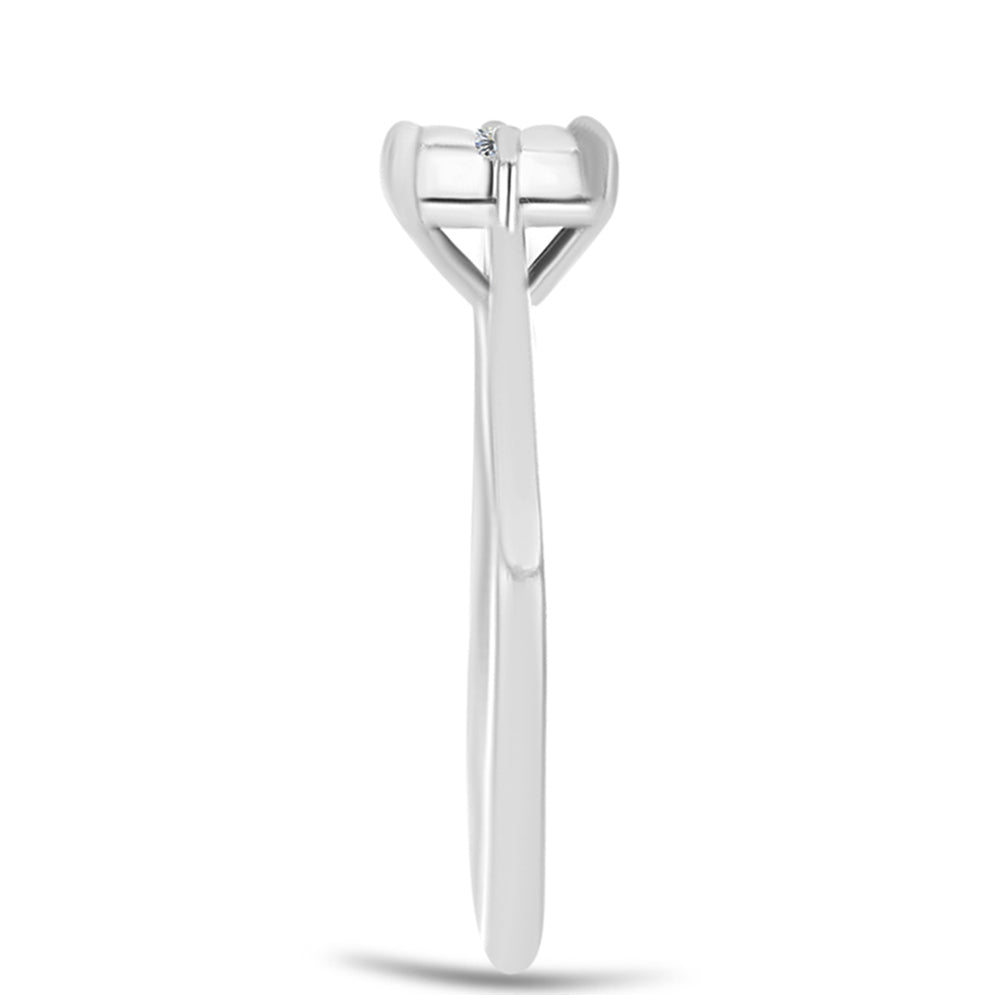 Inel din Argint 925 ( 2.13 grame ) cu Diamant Alb 0.26 Carate