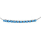 Brățară din Argint 925 ( 4.8 grame ) cu Topaz Swiss Blue 2.7 Carate