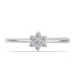 Inel din Argint 925 ( 1.52 grame ) cu Diamant Alb 0.15 Carate