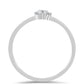 Inel din Argint 925 ( 1.52 grame ) cu Diamant Alb 0.15 Carate