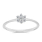 Inel din Argint 925 ( 1.52 grame ) cu Diamant Alb 0.15 Carate