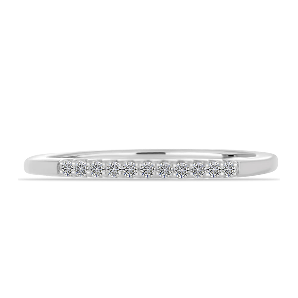 Inel din Argint 925 ( 1.34 grame ) cu Diamant Alb 0.08 Carate 1 