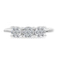 Inel din Argint 925 ( 2 grame ) cu Diamant Alb 0.31 Carate