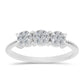 Inel din Argint 925 ( 2 grame ) cu Diamant Alb 0.31 Carate