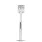 Inel din Argint 925 ( 2 grame ) cu Diamant Alb 0.31 Carate
