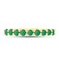 Inel din Argint 925 Placat cu Aur ( 1.81 grame ) cu Smarald Brazilian 0.66 Carate
