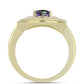 Inel din Argint 925 Placat cu Aur ( 4.48 grame ) cu Topaz Mistic 1.1 Carate