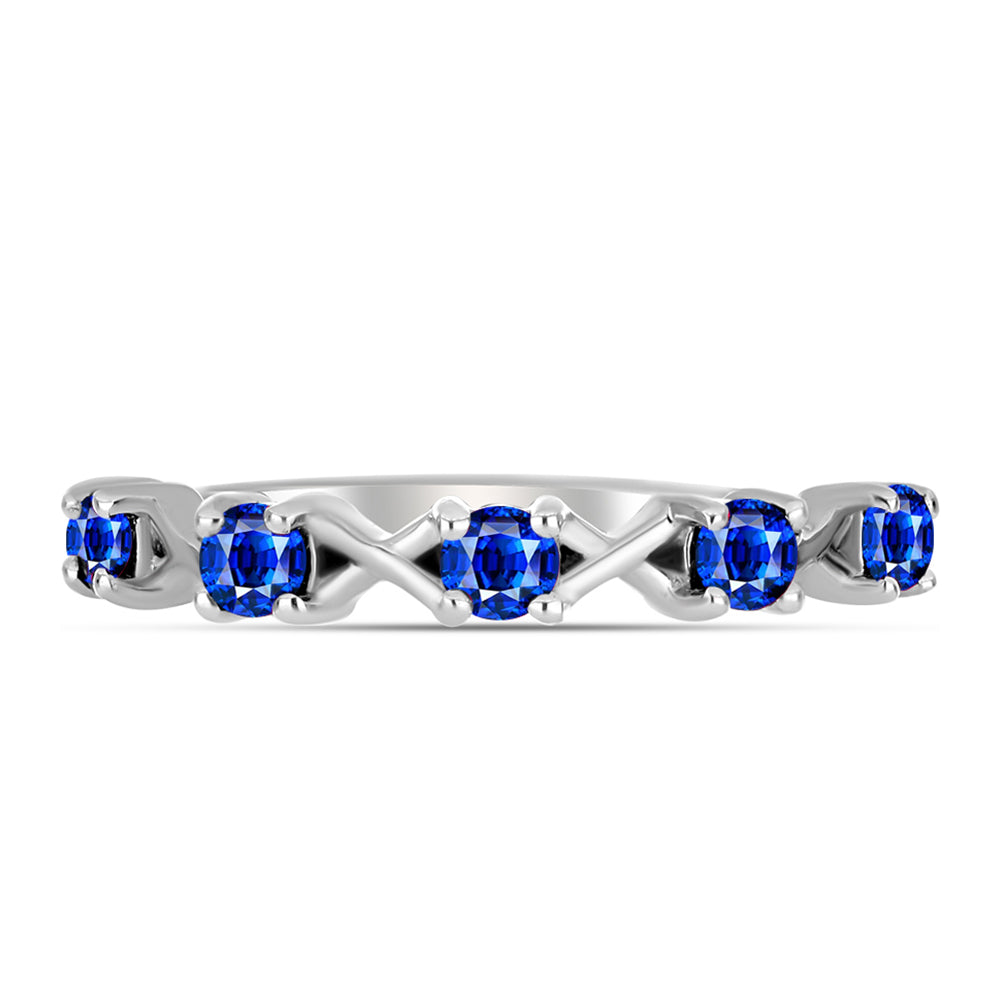 Inel din Argint 925 ( 2.13 grame ) cu Safir Albastru Australian 0.89 Carate