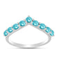 Inel din Argint 925 ( 2.2 grame ) cu Cuarț Paraiba 1.25 Carate