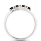 Inel din Argint 925 ( 2.06 grame ) cu Granat Barton 0.96 Carate