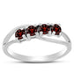 Inel din Argint 925 ( 2.06 grame ) cu Granat Barton 0.96 Carate