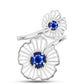 Inel din Argint 925 ( 3.36 grame ) cu Safir Albastru Australian 0.95 Carate