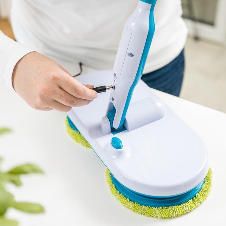 Hurricane Floating Mop – Mop rotativ electric, alimentat cu baterii