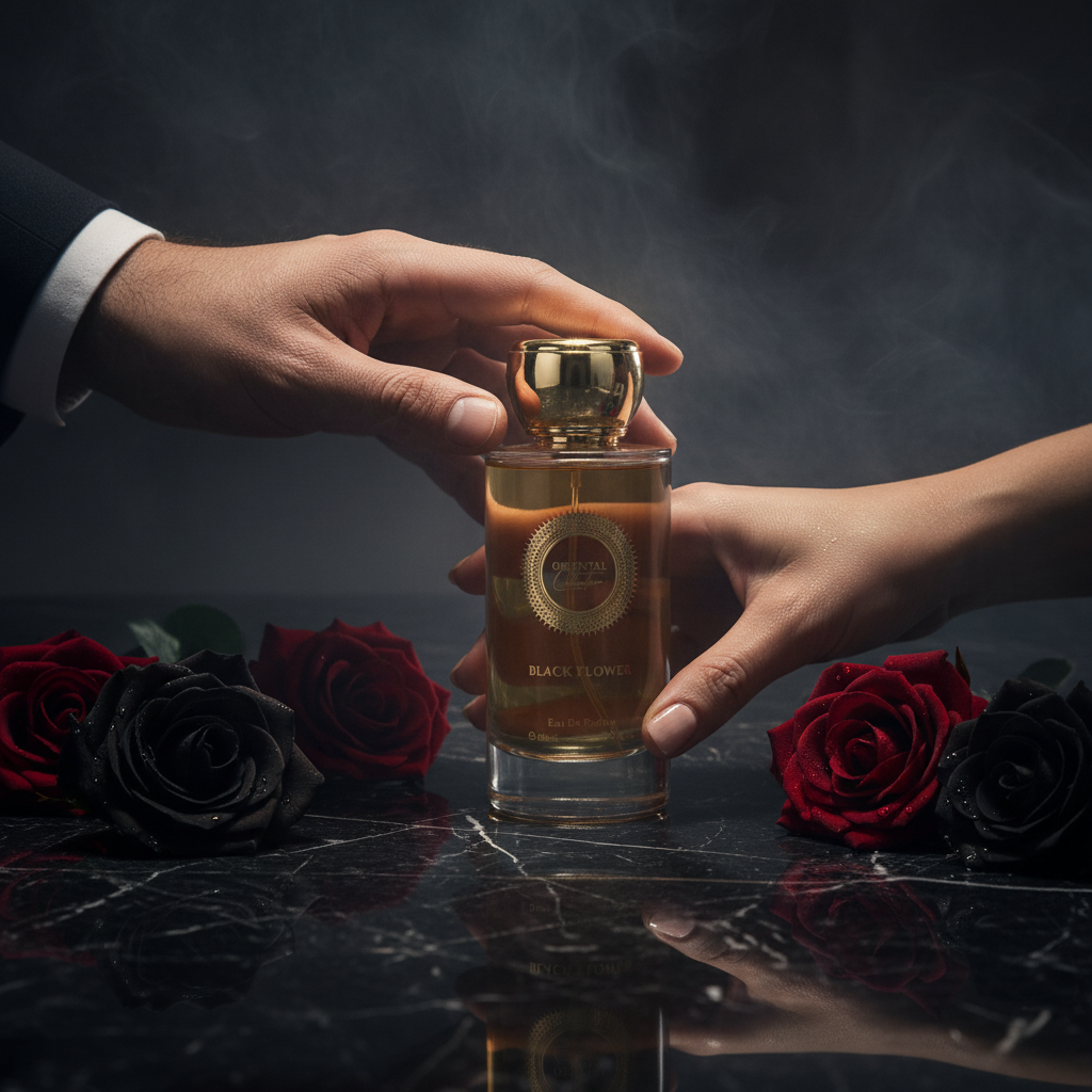 100 ml EDP BLACK FLOWER cu arome senzuale, dulci și incitante unisex 9 