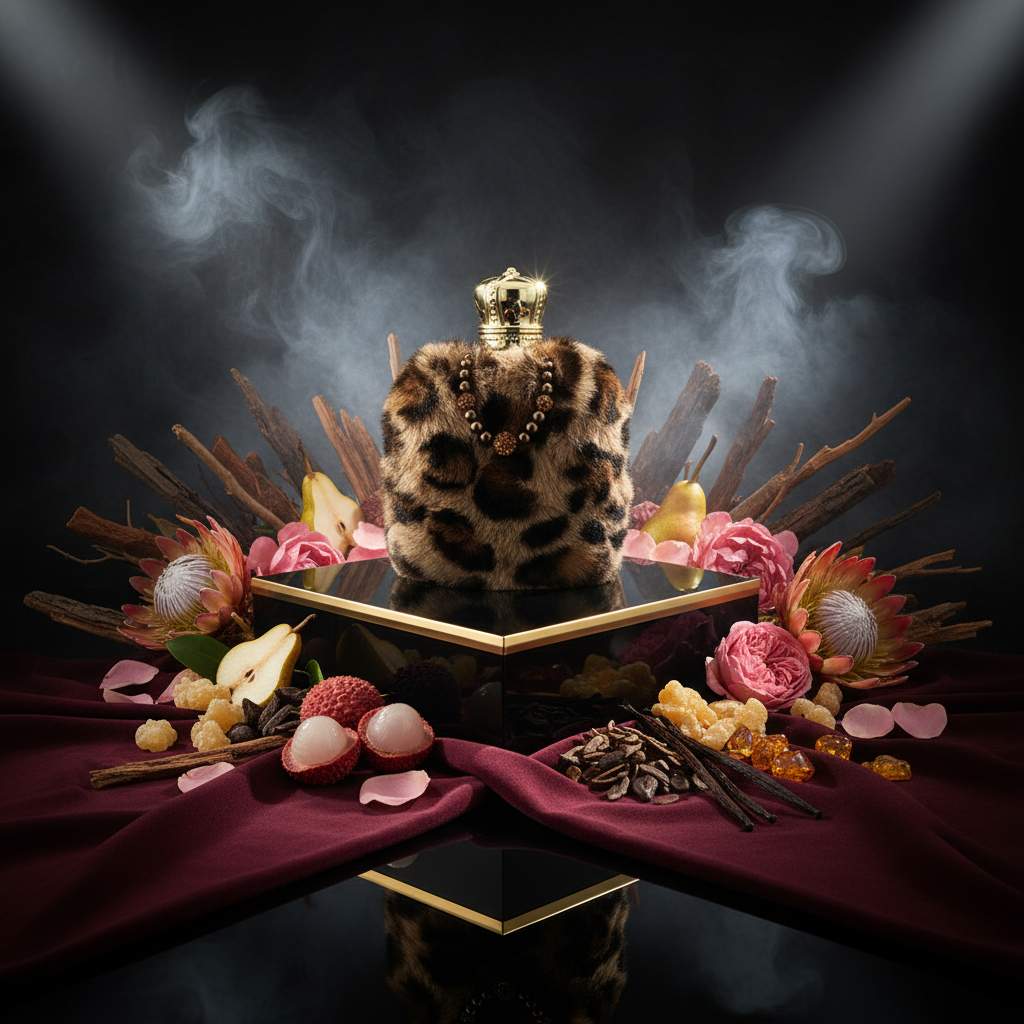 100 ml EDP QUEEN OF TEMPTATION - FATALE, cu arome de chihlimbar pentru femei 5 