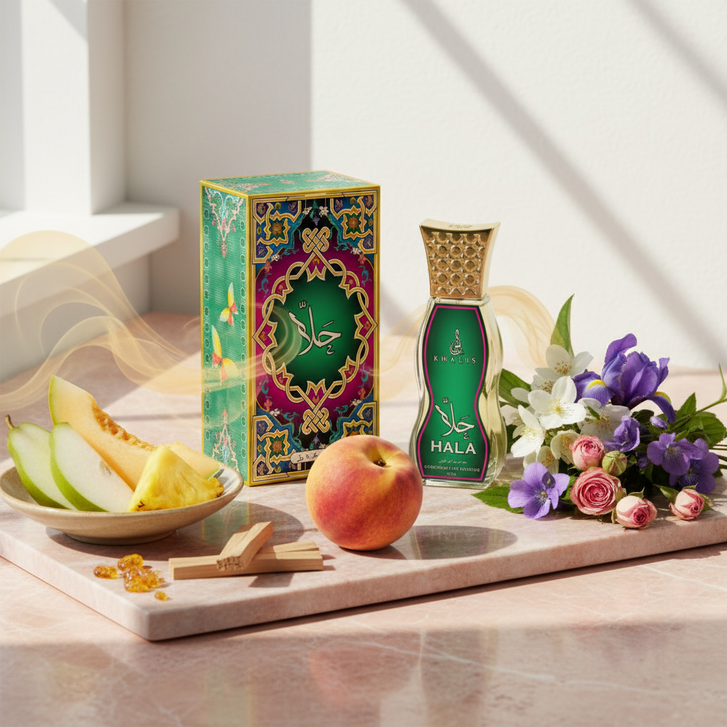 20 ml Ulei de Parfum HALA cu Arome Floral-Fructate pentru Femei 3 