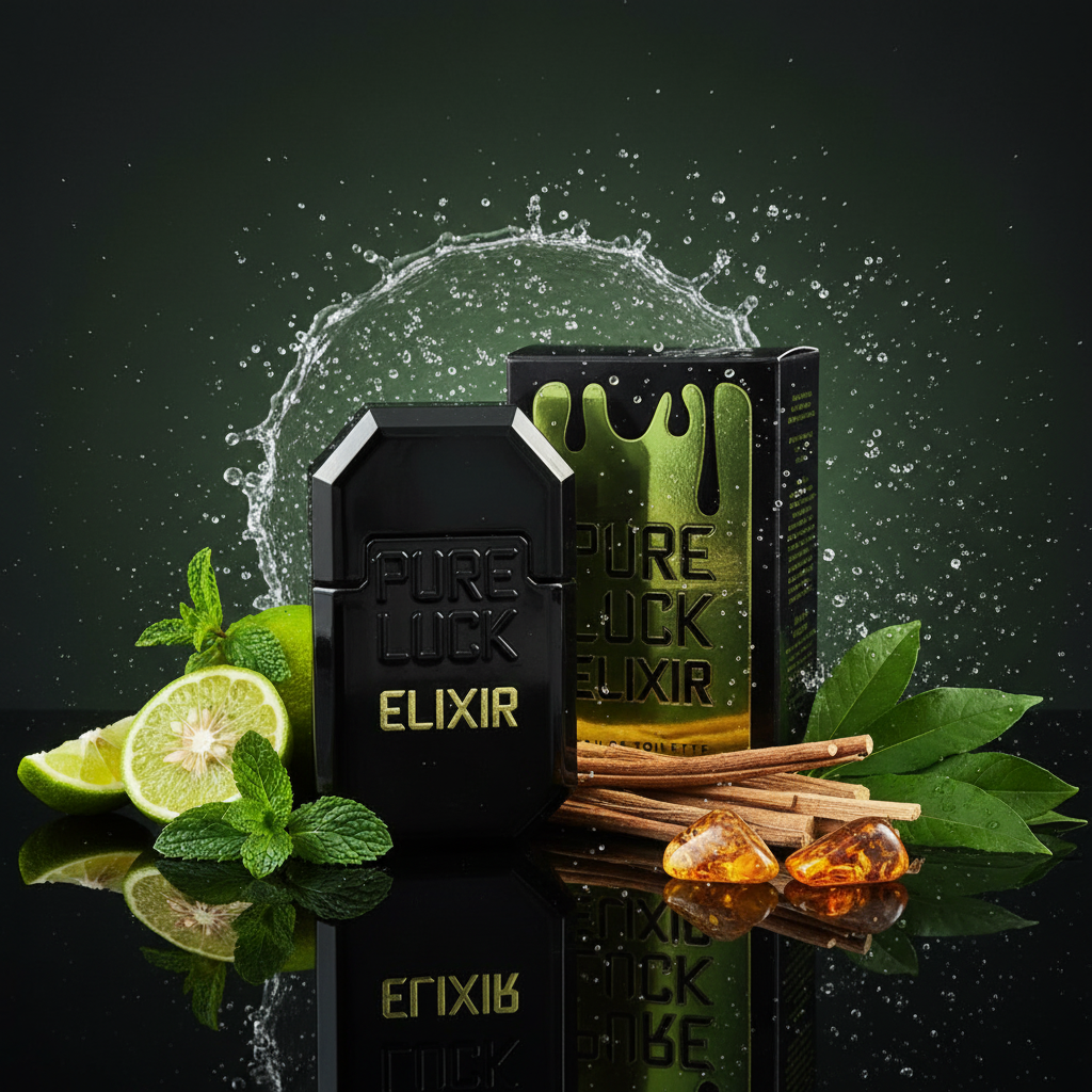 EDT 100ml "Pure Luck Elixir" – arome lemnos-aromatice 6 