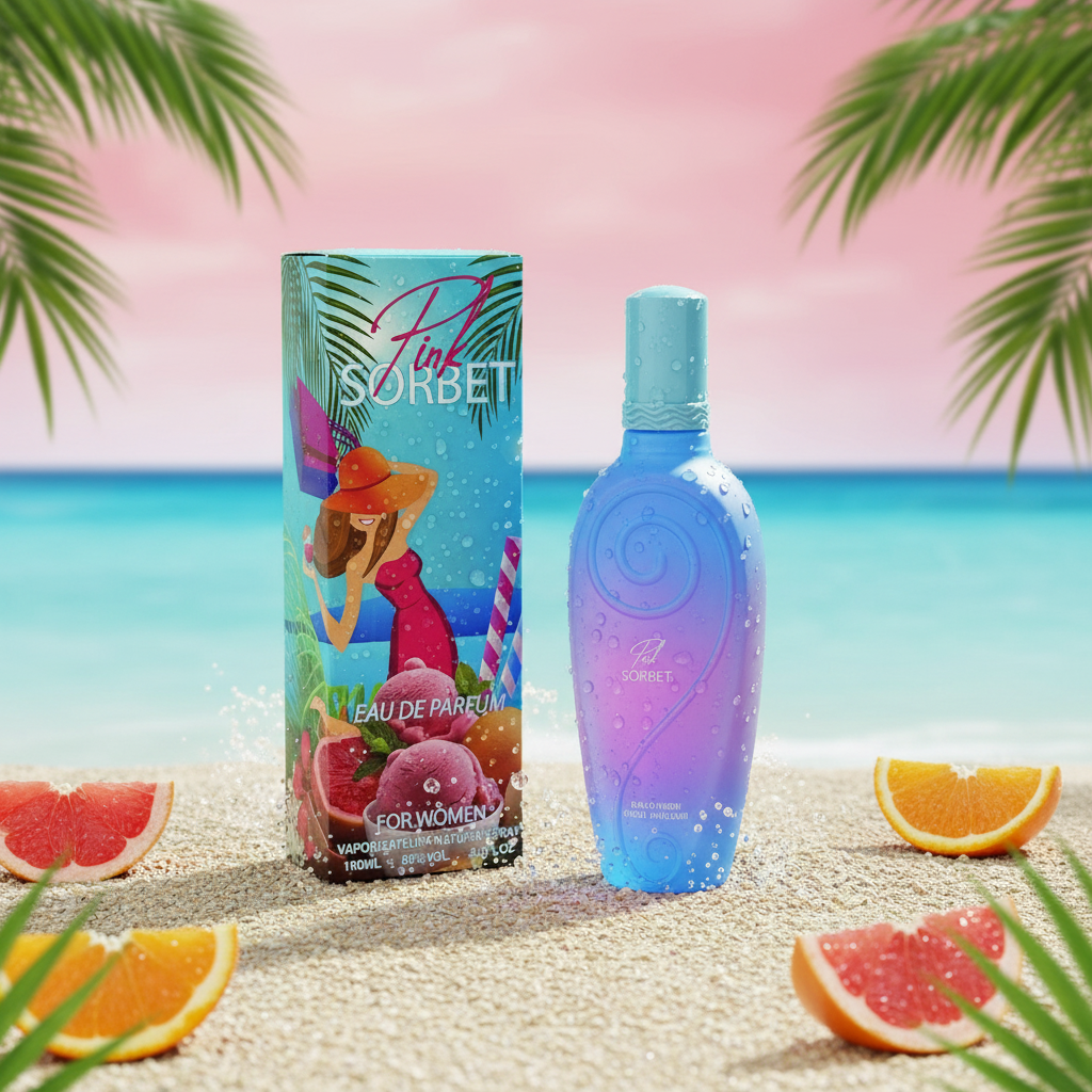 EDP 100 ml “Pink Sorbet” – cu aromă fructat-florală 2 