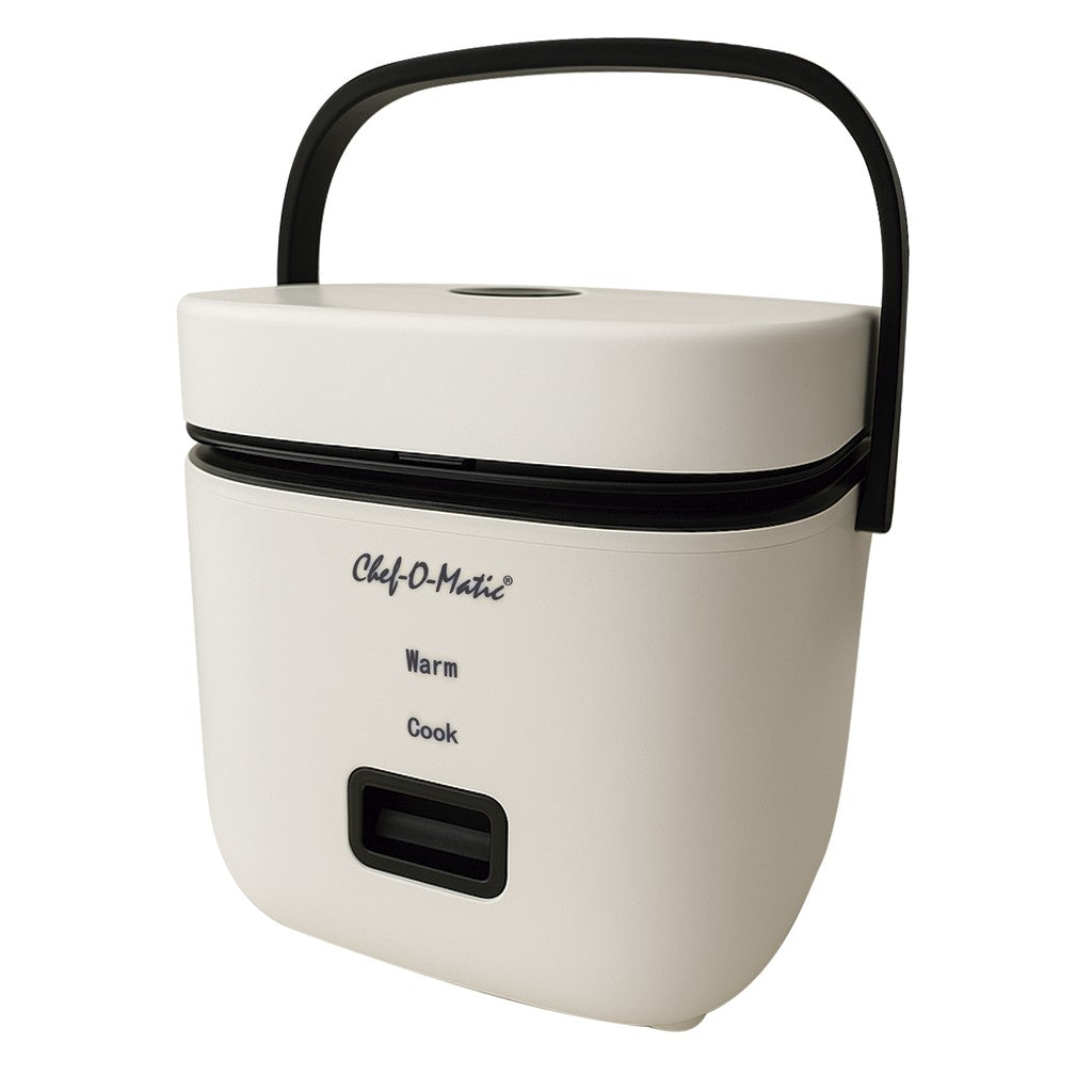Chef-O-Matic Cooker – Oală compactă pentru gătit orez și aburitor 2 