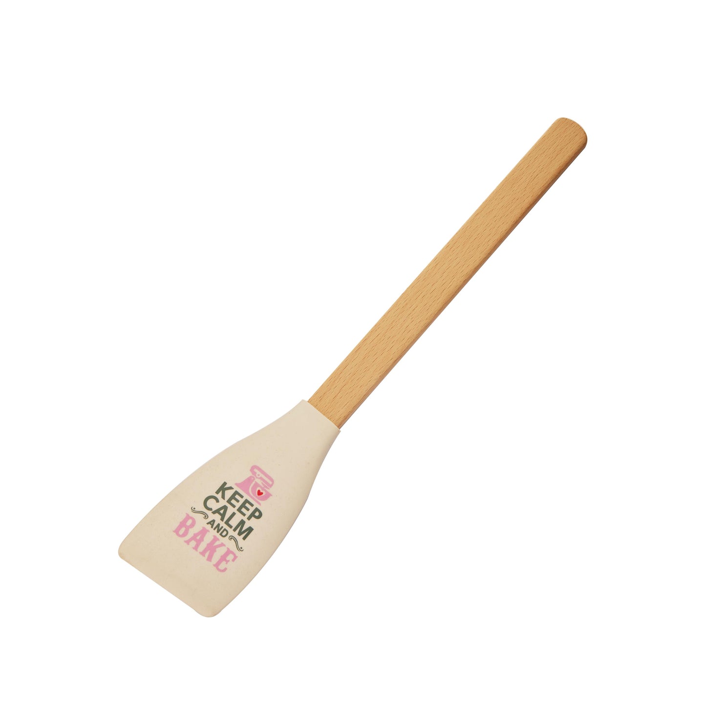 Spatulă "Keep Calm and Bake" mâner din lemn