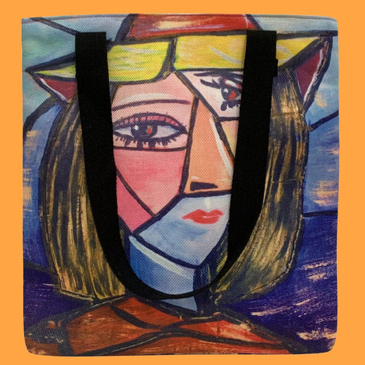 Geantă de Cumpărături, Picasso – Portrait Cubism - Galeria de Bijuterii