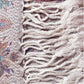 Eșarfă-Șal 100% Cașmir Pashmina Autentic, 70 cm x 180 cm, Roz și Alb Strălucitor - Galeria de Bijuterii