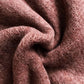 Poncho Tricotat cu Guler Înalt, 50 cm x 70 cm x 335 cm, Maro Ruginiu