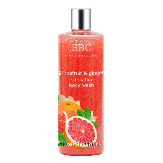 Gel de Duș Exfoliant cu Grapefruit și Ghimbir, 500 ml - Galeria de Bijuterii